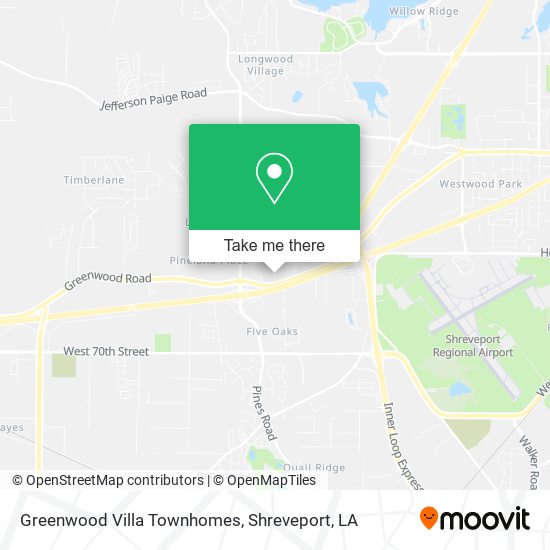 Greenwood Villa Townhomes map