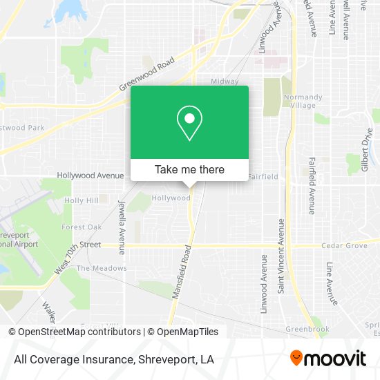 All Coverage Insurance map