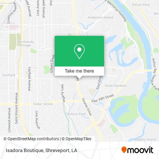 Isadora Boutique map