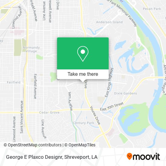 George E Plaxco Designr map