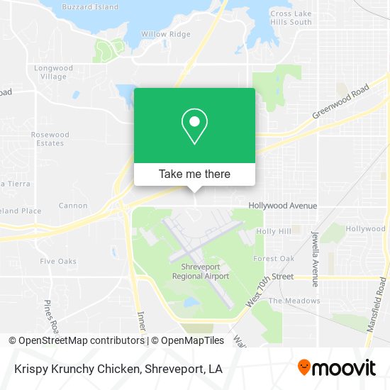 Mapa de Krispy Krunchy Chicken