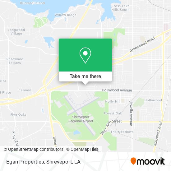 Egan Properties map