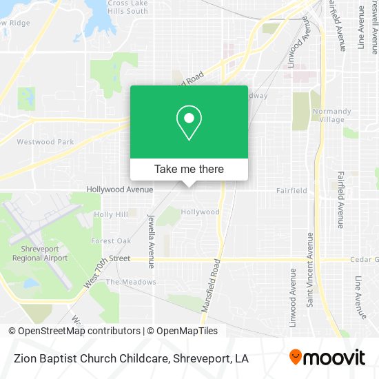Zion Baptist Church Childcare map