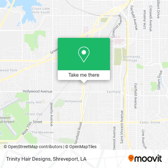 Trinity Hair Designs map