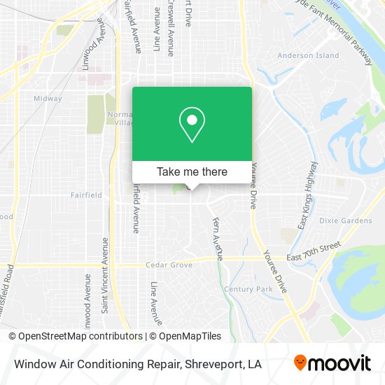 Window Air Conditioning Repair map