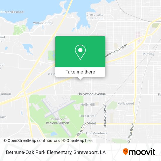 Bethune-Oak Park Elementary map