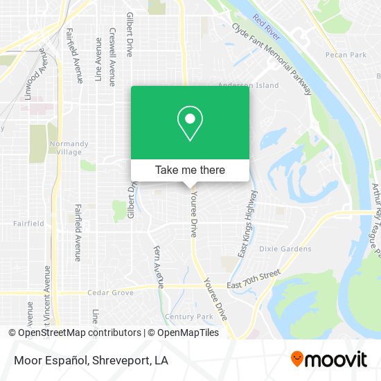 Moor Español map