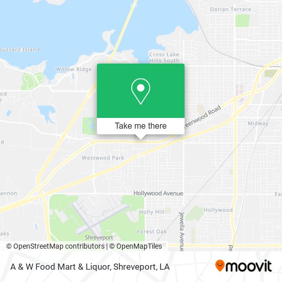 A & W Food Mart & Liquor map