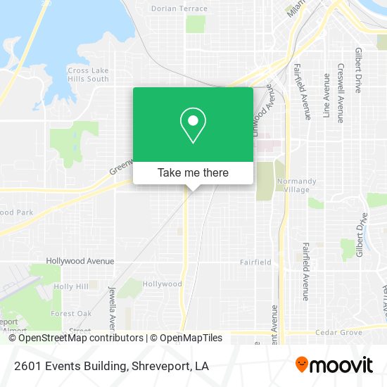 2601 Events Building map