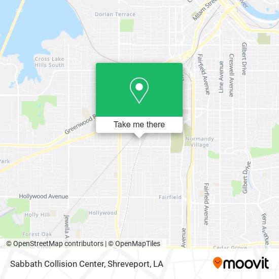 Sabbath Collision Center map