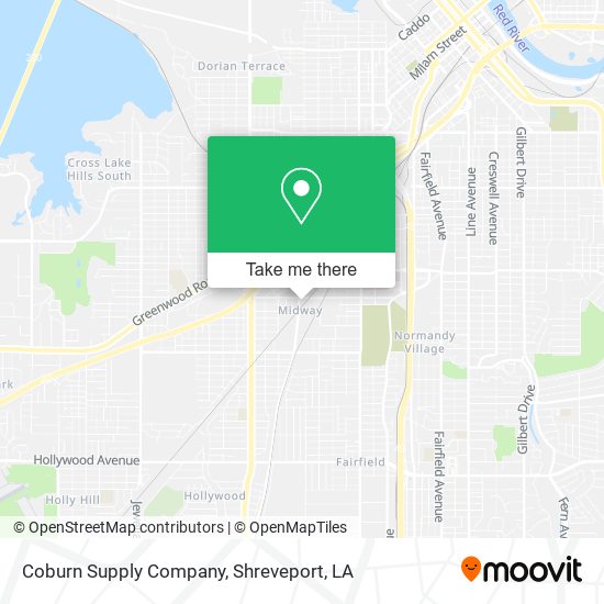 Coburn Supply Company map