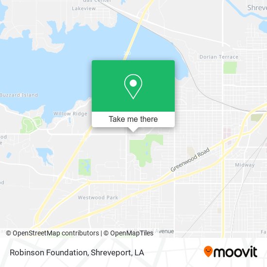 Robinson Foundation map