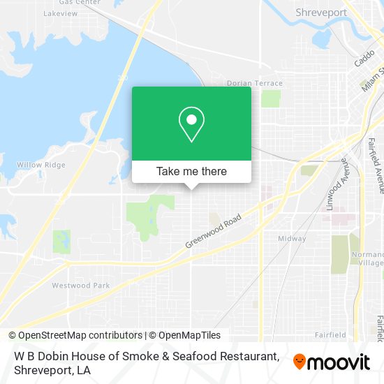 W B Dobin House of Smoke & Seafood Restaurant map