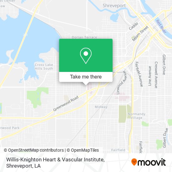Willis-Knighton Heart & Vascular Institute map