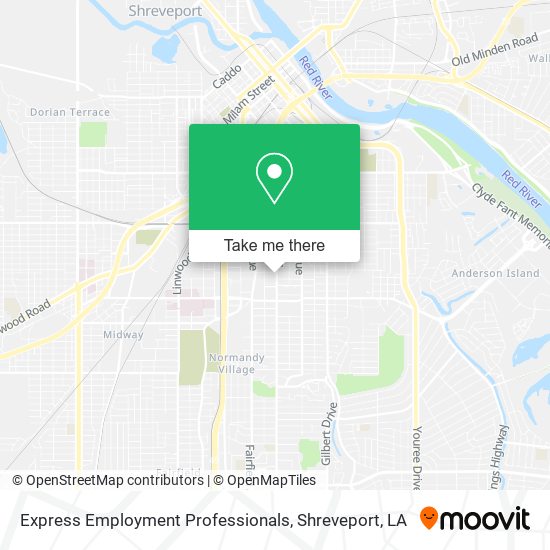 Mapa de Express Employment Professionals