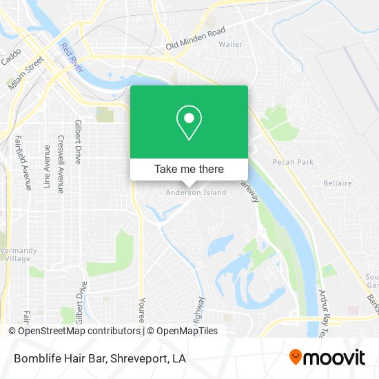 Mapa de Bomblife Hair Bar