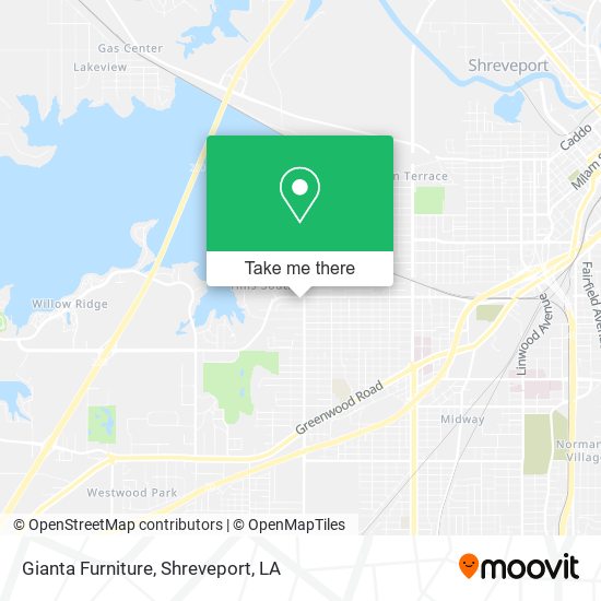 Gianta Furniture map
