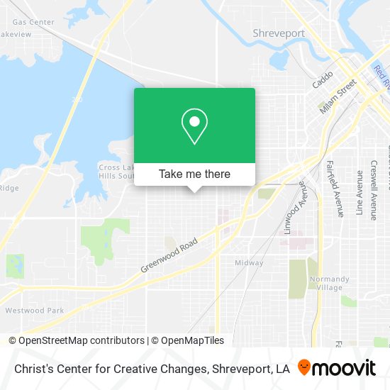 Christ's Center for Creative Changes map