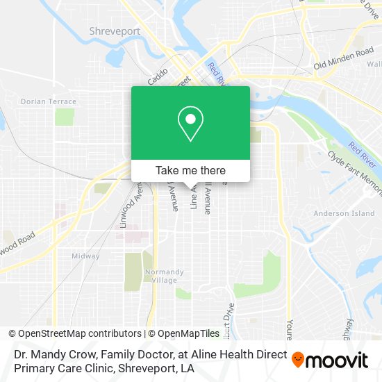 Mapa de Dr. Mandy Crow, Family Doctor, at Aline Health Direct Primary Care Clinic