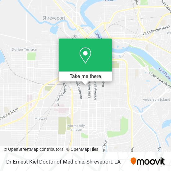 Dr Ernest Kiel Doctor of Medicine map