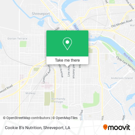 Mapa de Cookie B's Nutrition