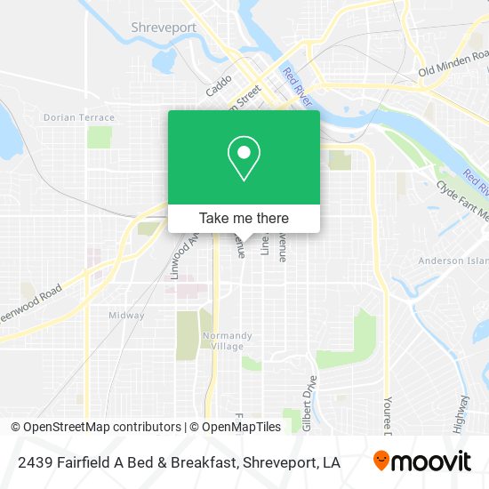 Mapa de 2439 Fairfield A Bed & Breakfast