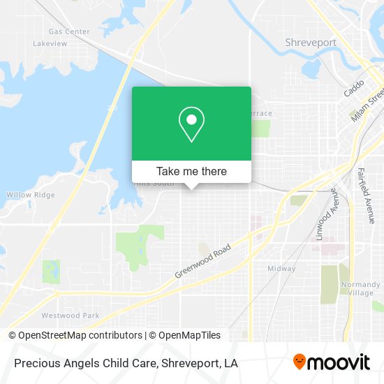 Mapa de Precious Angels Child Care