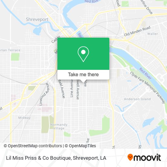 Lil Miss Priss & Co Boutique map