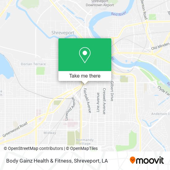 Body Gainz Health & Fitness map