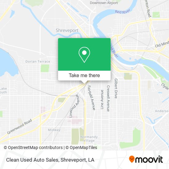 Clean Used Auto Sales map
