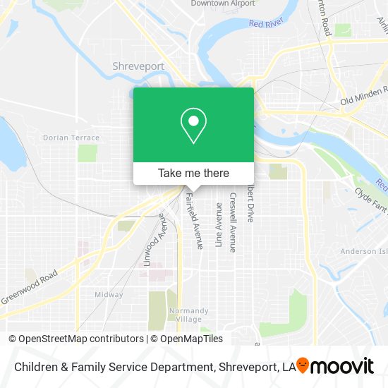 Children & Family Service Department map