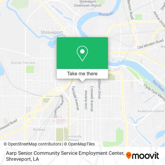 Aarp Senior Community Service Employment Center map