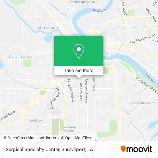 Surgical Specialty Center map