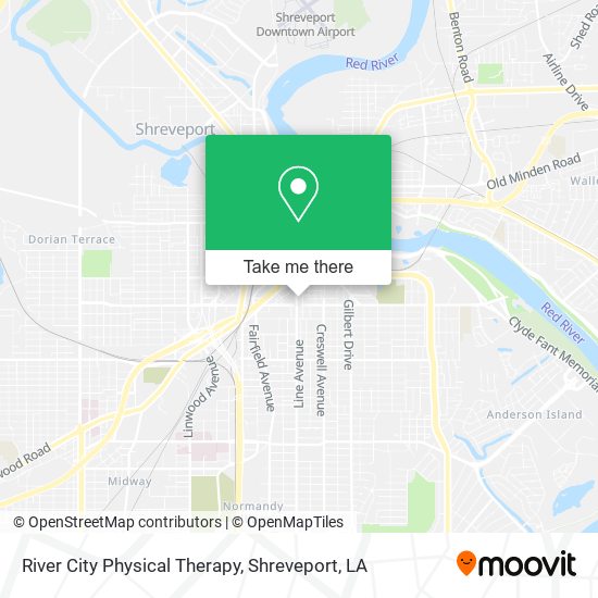 River City Physical Therapy map