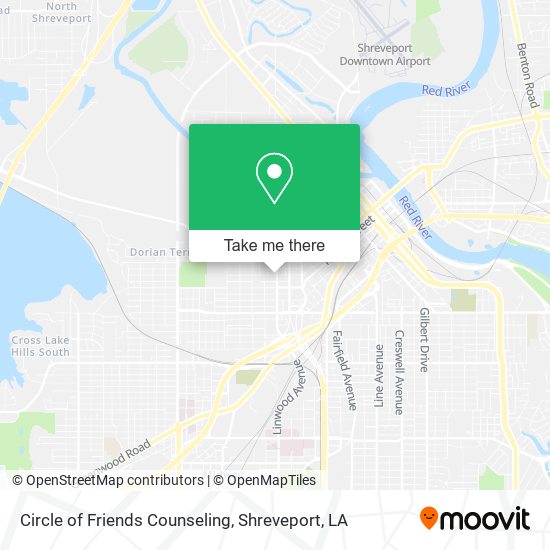 Circle of Friends Counseling map