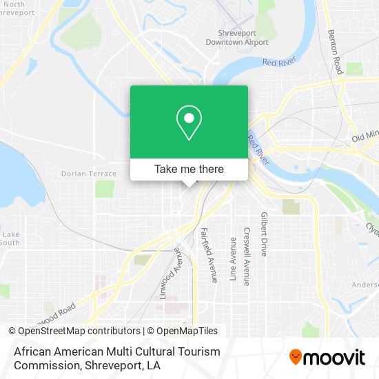 Mapa de African American Multi Cultural Tourism Commission