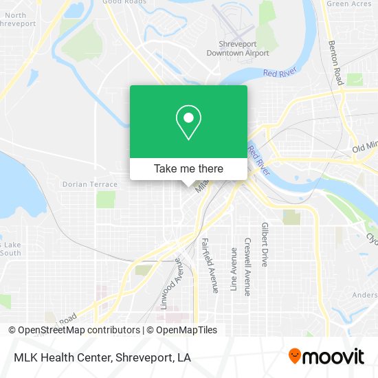 Mapa de MLK Health Center