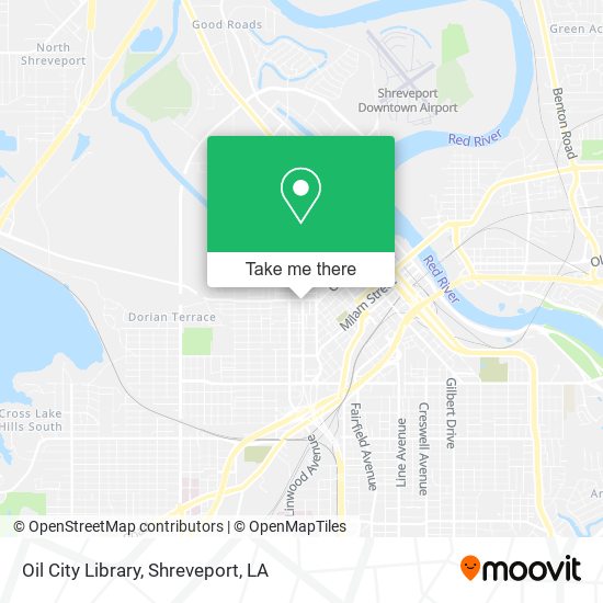 Oil City Library map