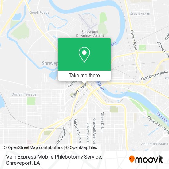 Mapa de Vein Express Mobile Phlebotomy Service