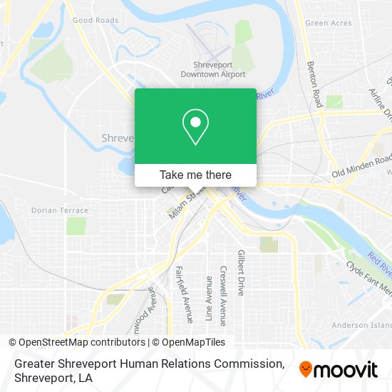 Greater Shreveport Human Relations Commission map