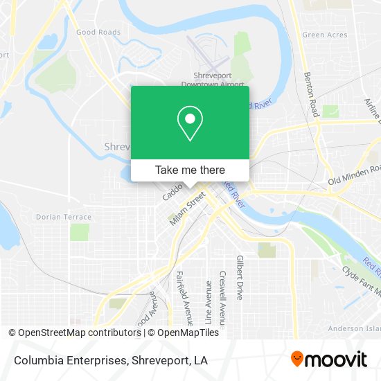 Columbia Enterprises map