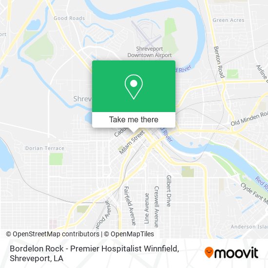Bordelon Rock - Premier Hospitalist Winnfield map