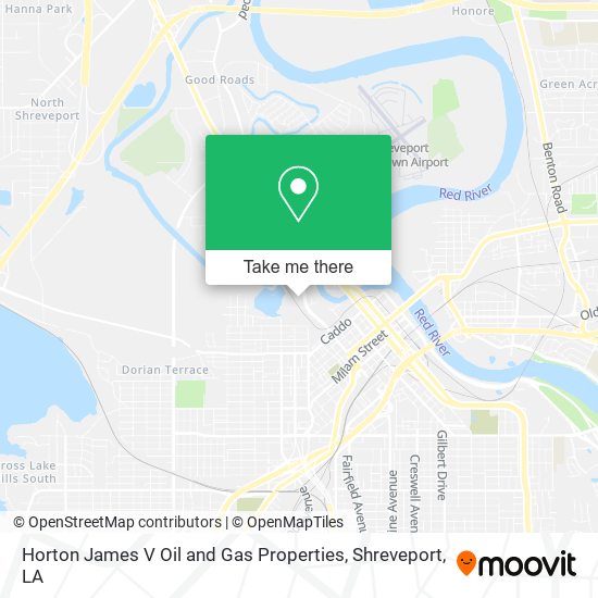 Horton James V Oil and Gas Properties map
