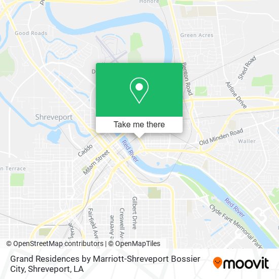 Grand Residences by Marriott-Shreveport Bossier City map
