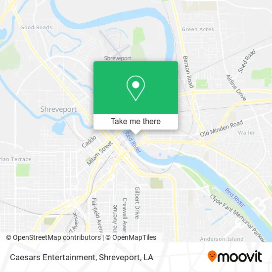 Mapa de Caesars Entertainment