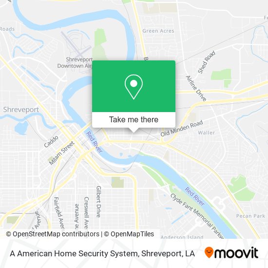 A American Home Security System map