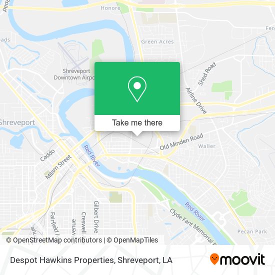 Despot Hawkins Properties map