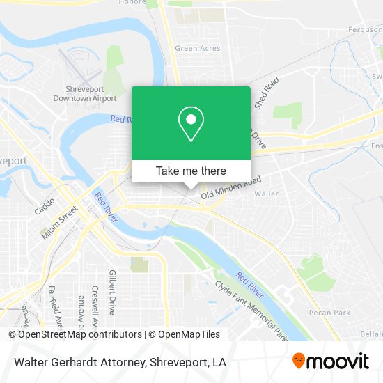 Walter Gerhardt Attorney map