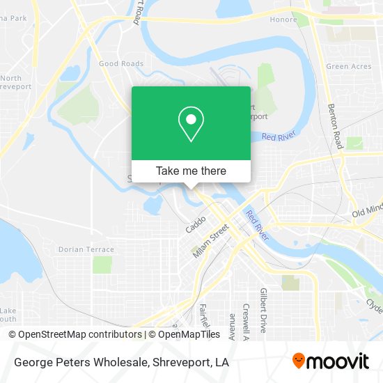 George Peters Wholesale map