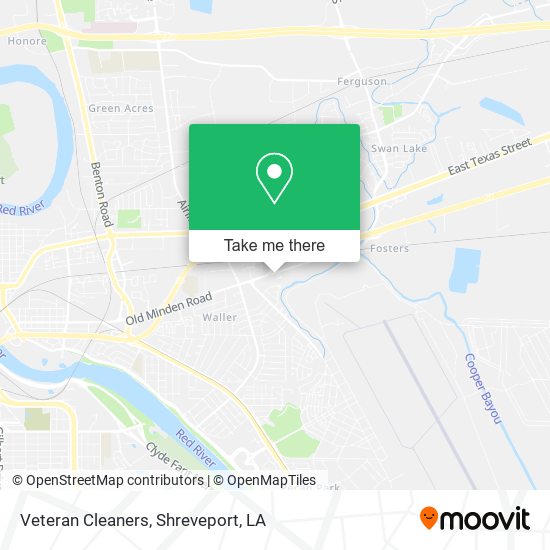 Veteran Cleaners map